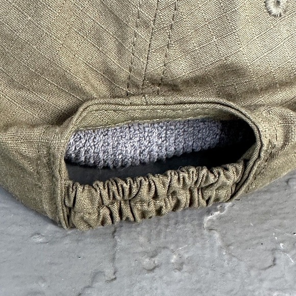 Tommy Bahama Ripstop Plaid Cotton Summer Beach Adjustable Hat - Green OS - Picture 6 of 9